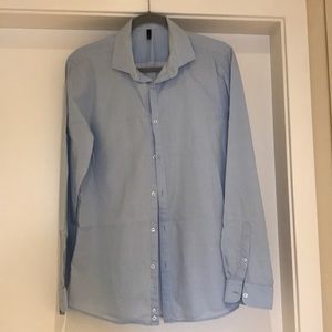 Benetton dress shirt from Italy, light blue, S/M